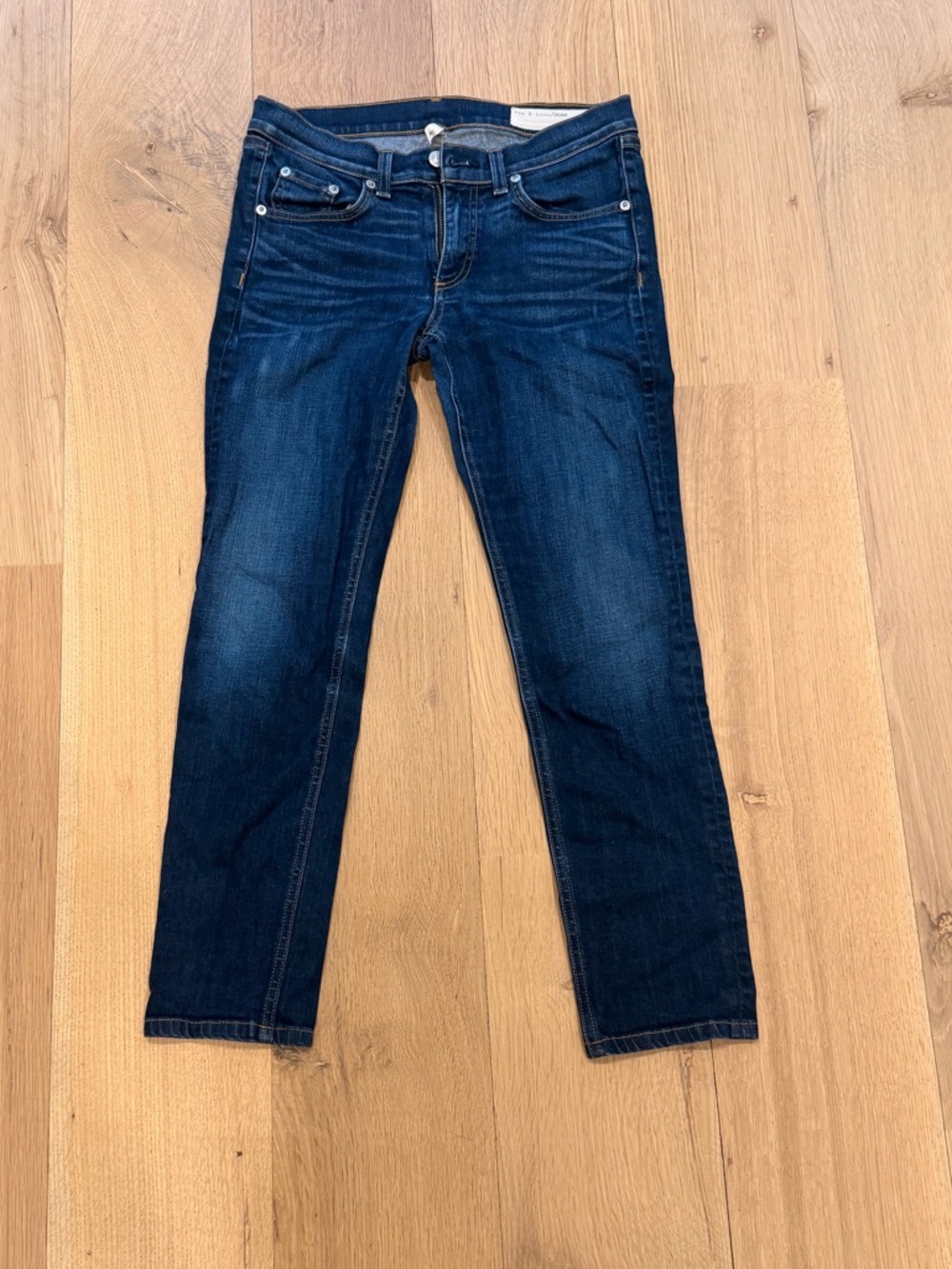 Rag & Bone Kensington Jeans Size 27 Dark Wash Skinny Made in USA